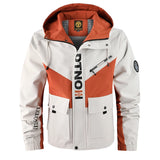 Chaqueta Masculina Táctica Impermeable Multibolsillos Vanthea