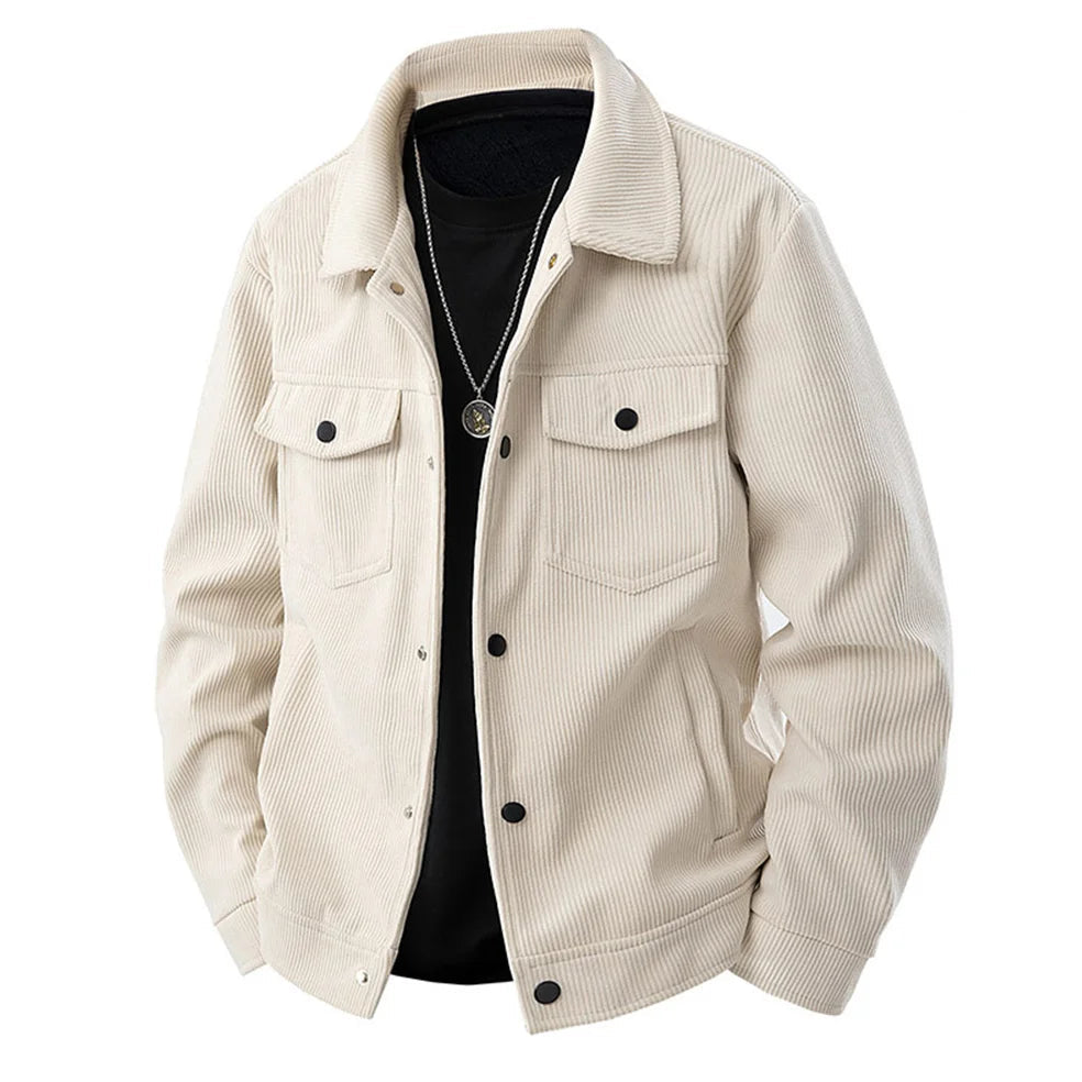 Chaqueta Masculina De Terciopelo Vintage Vanthea