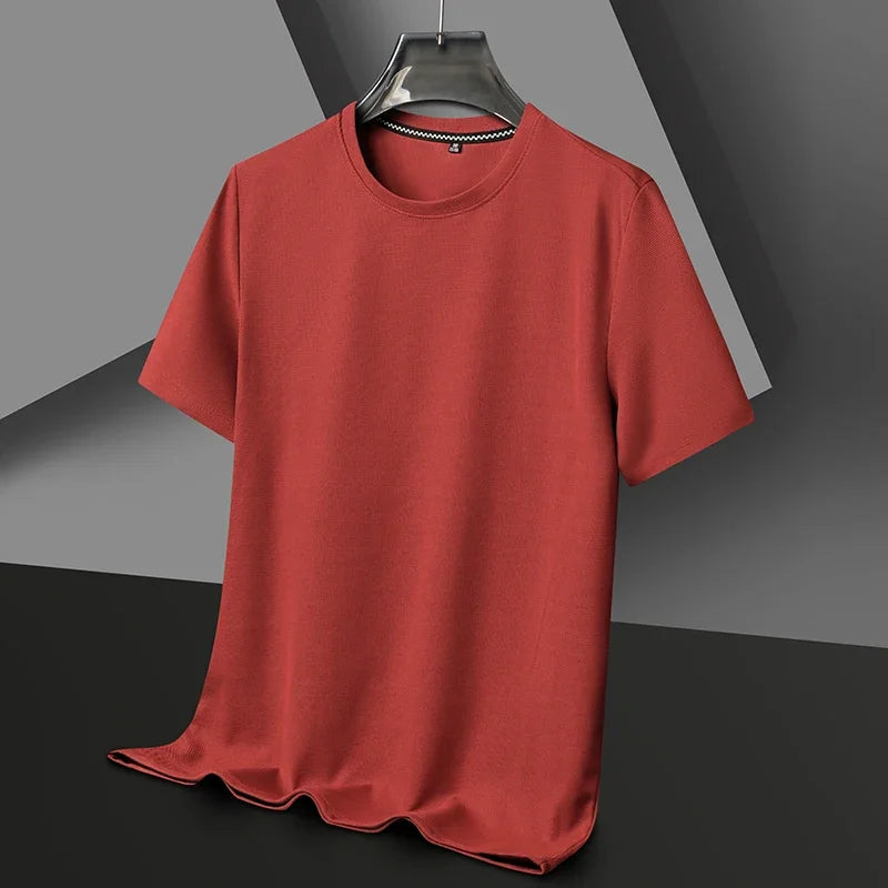 Camiseta de manga corta para hombre con tejido tipo waffle de Vanthea