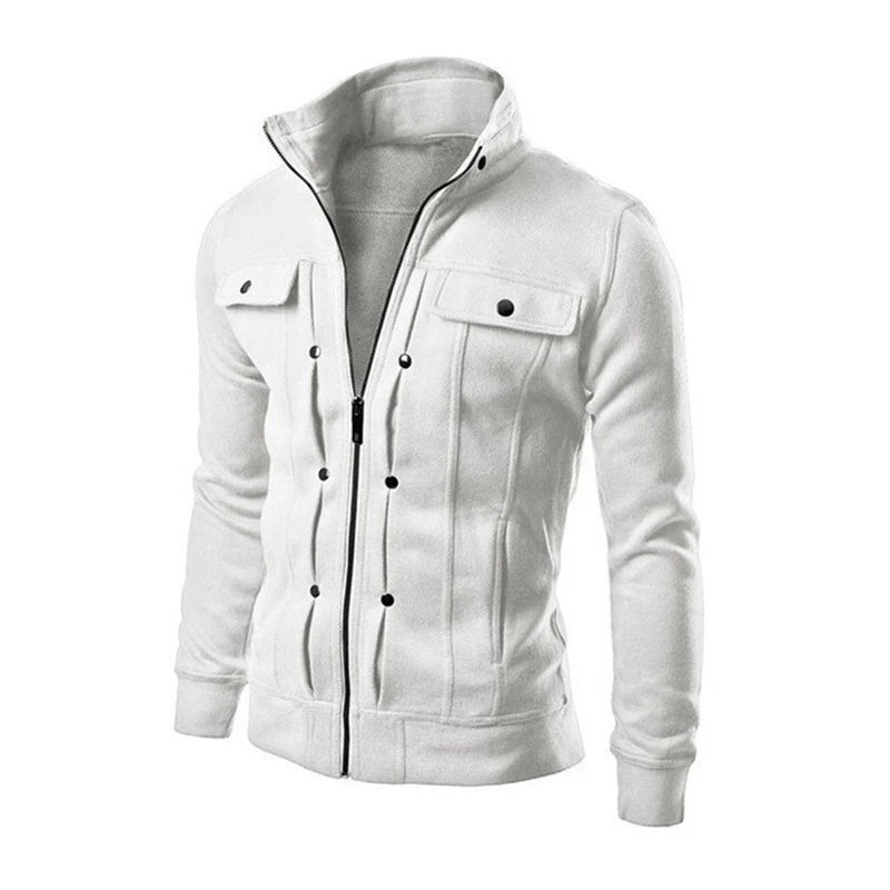 Chaqueta Masculina Con Cremallera Casual Viaje Vanthea