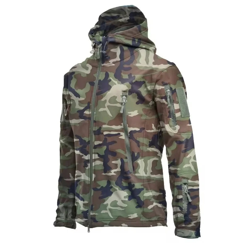 Chaqueta Masculina Táctica Impermeable Antiviento Vanthea