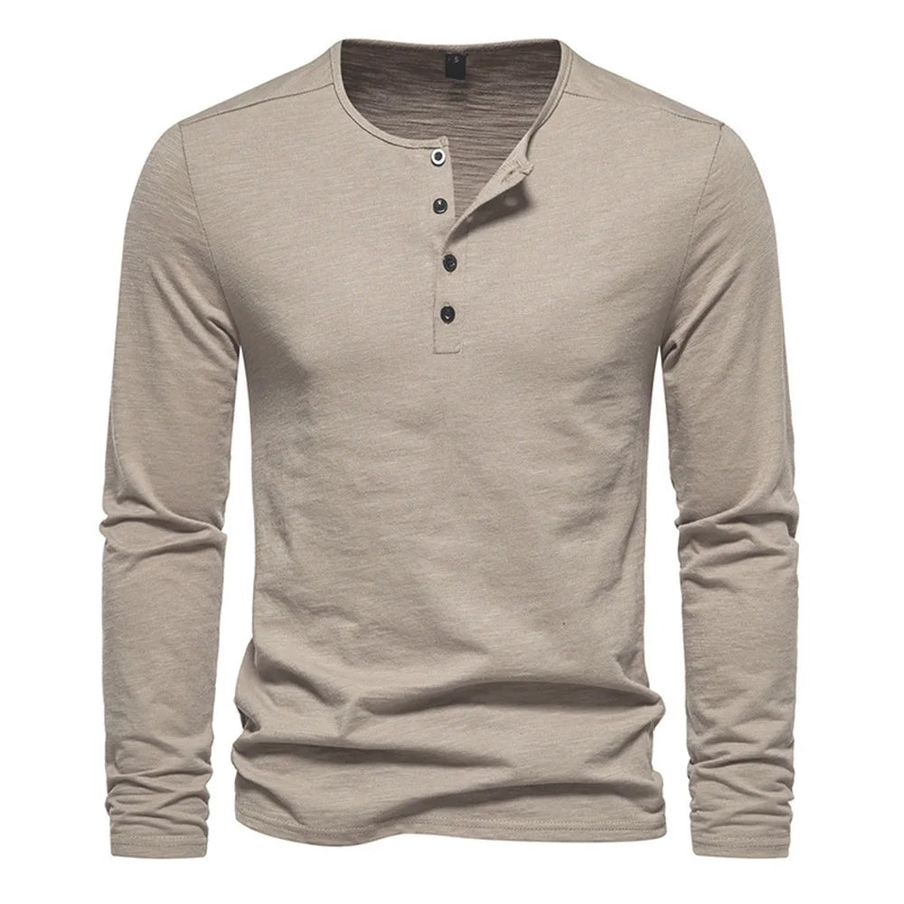 Camiseta de manga larga para hombre corte ajustado Vanthea