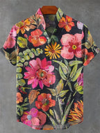 Camisa Masculina Floral Verano Vanthea