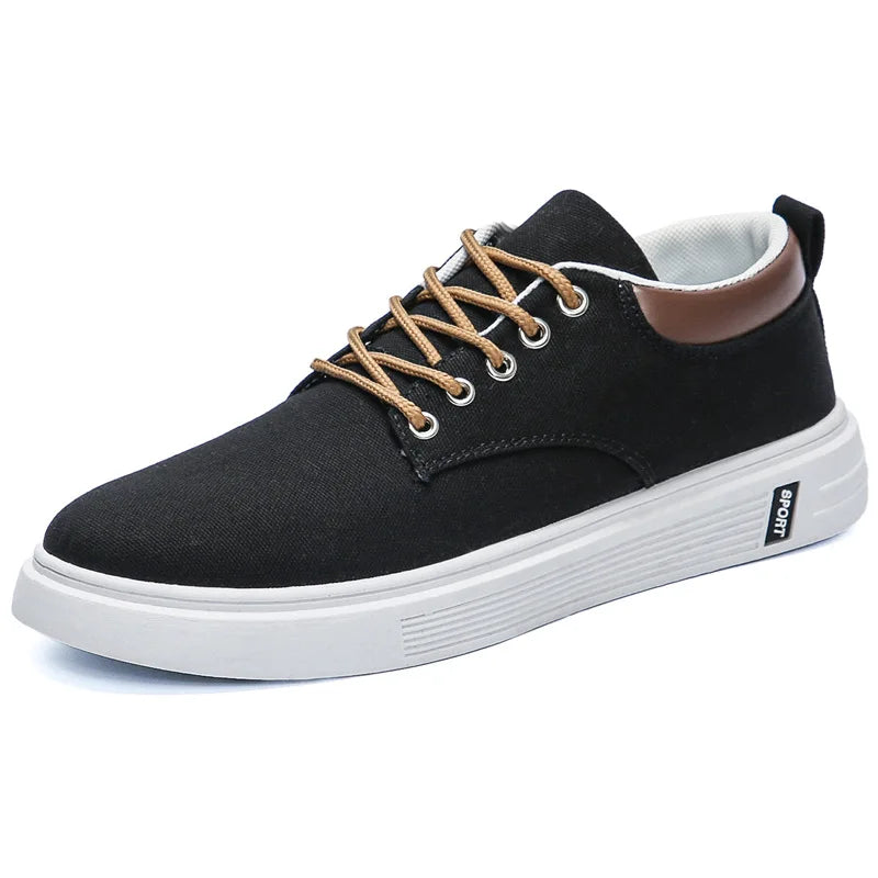 Zapatillas Masculinas De Lona Transpirables Casual Vanthea