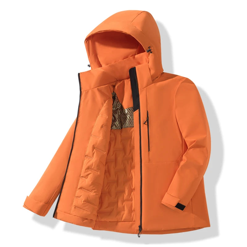 Chaqueta Masculina Térmica Impermeable Antiviento Vanthea