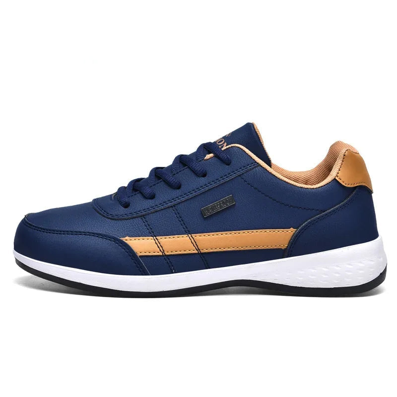 Zapatos Masculinos De Cuero Antideslizantes Impermeables Vanthea