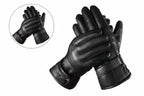Guantes Masculinos De Cuero Táctiles Impermeables Invierno Vanthea