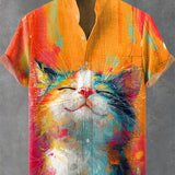 Camisa Masculina Floral Verano Vanthea