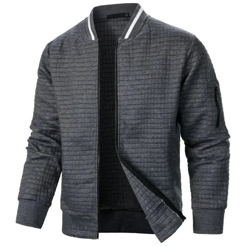 Chaqueta Masculina Con Cremallera Casual Otoño Vanthea
