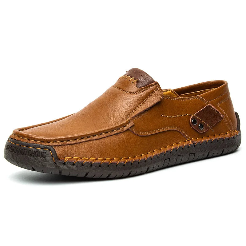Zapatos Masculinos De Cuero Cómodos Mocasines Vanthea