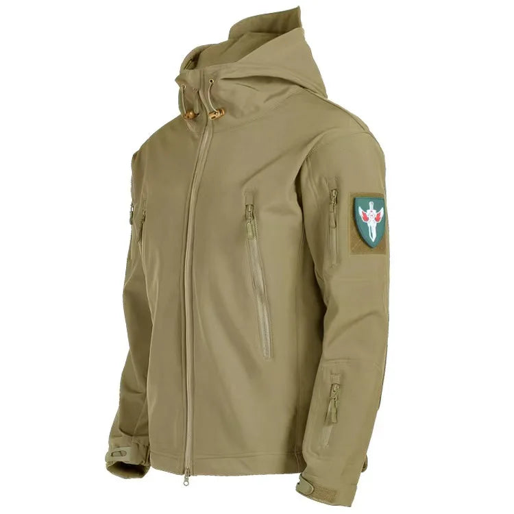 Chaqueta Masculina Táctica Impermeable Antiviento Vanthea