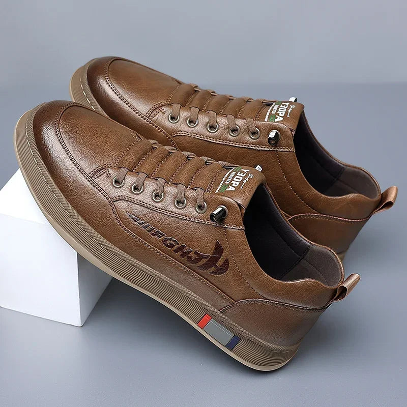 Zapatos Masculinos De Cuero Elegantes Vanthea