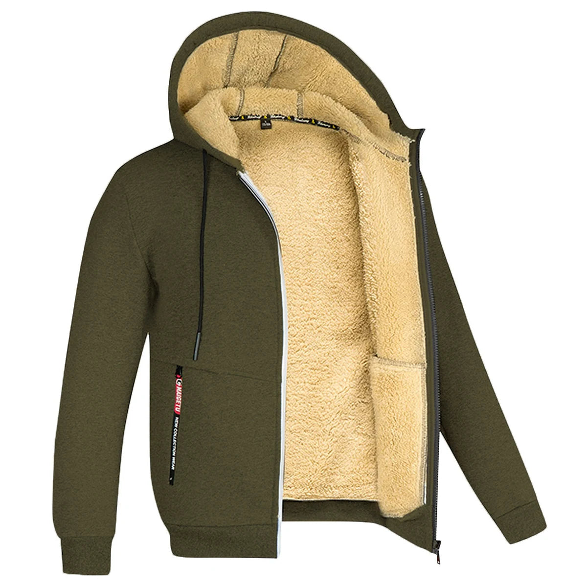 Chaqueta Masculina Camuflaje Con Capucha Invierno Vanthea
