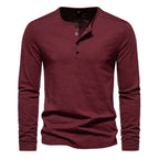 Camiseta de manga larga para hombre corte ajustado Vanthea