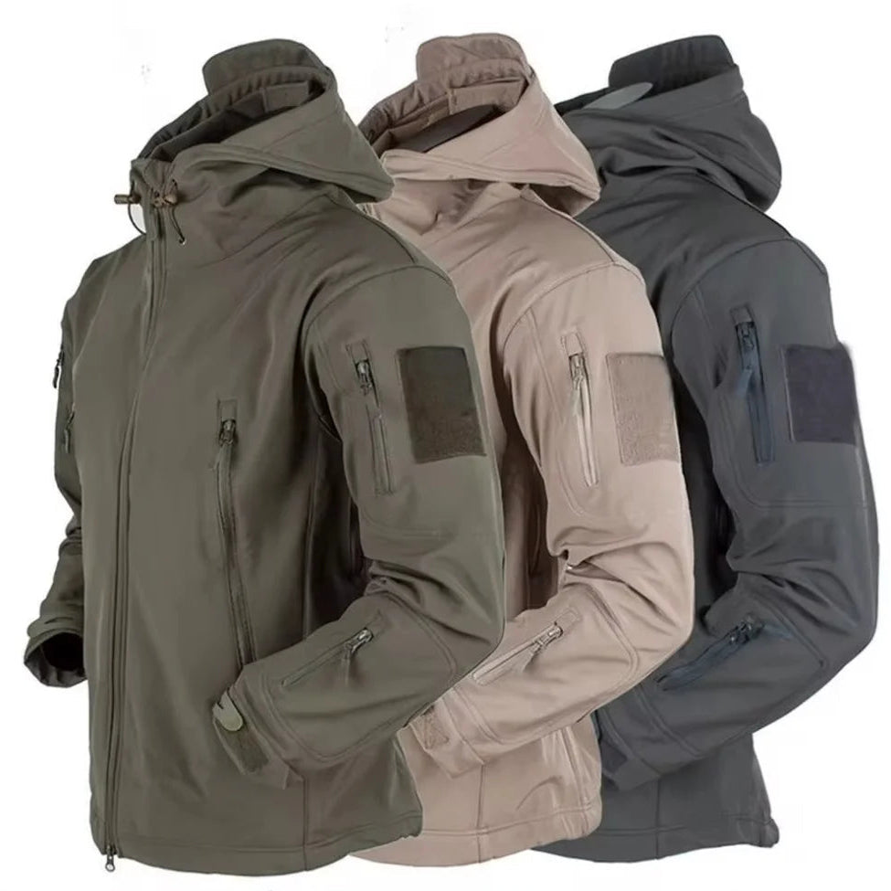 Chaqueta Masculina Táctica Impermeable Antiviento Vanthea
