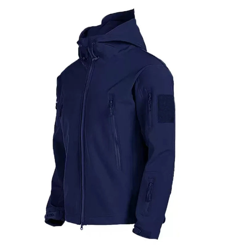 Chaqueta Masculina Softshell Térmica Antiviento Vanthea