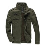 Chaqueta Masculina Militar Cargo Otoño Vanthea