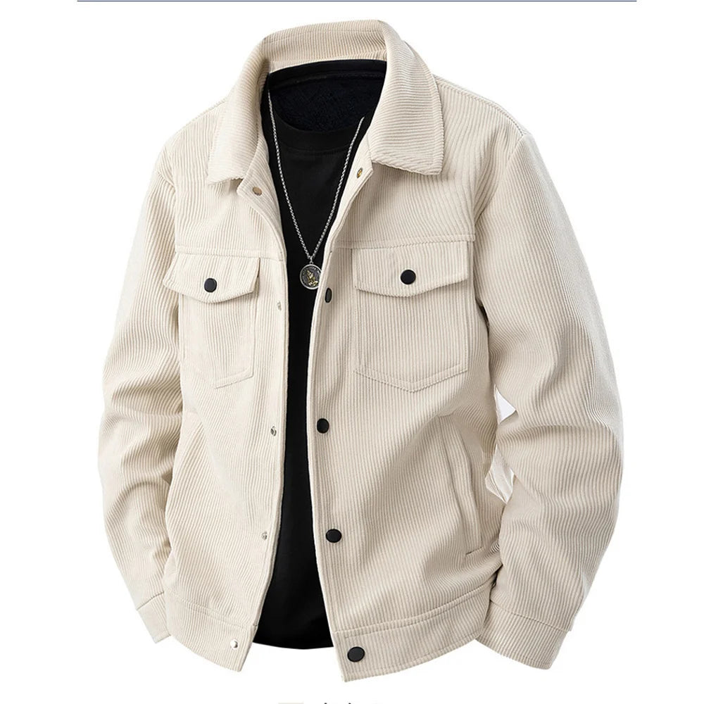 Chaqueta Masculina De Terciopelo Vintage Vanthea