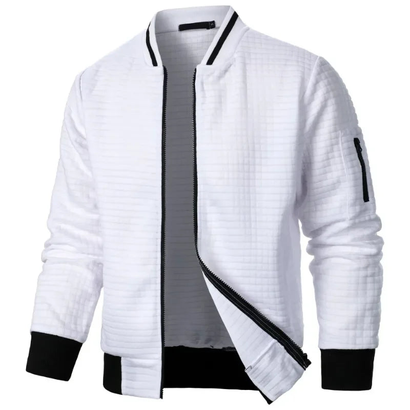 Chaqueta Masculina Con Cremallera Casual Otoño Vanthea