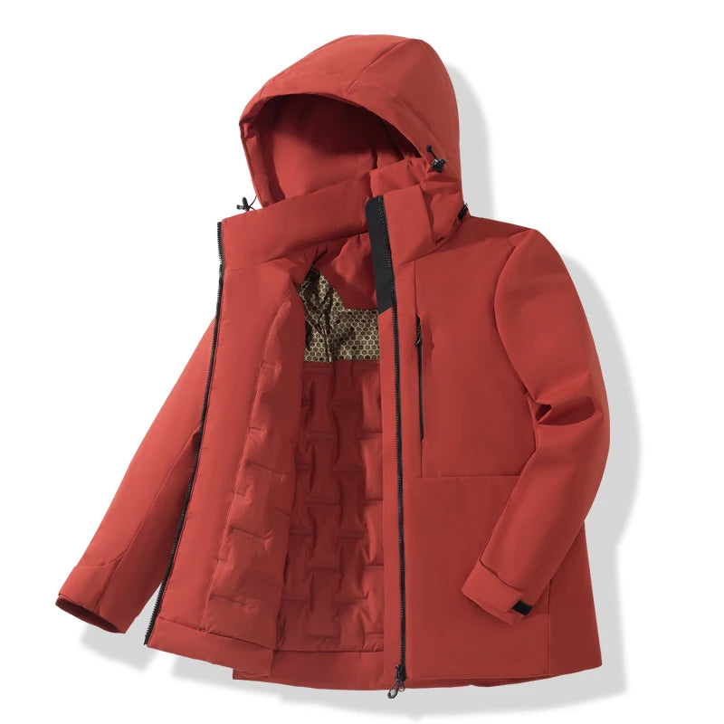 Chaqueta Masculina Térmica Impermeable Antiviento Vanthea
