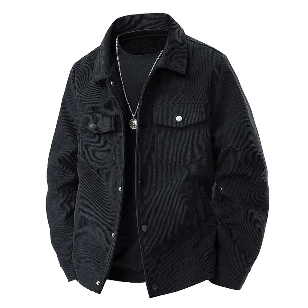 Chaqueta Masculina De Terciopelo Vintage Vanthea