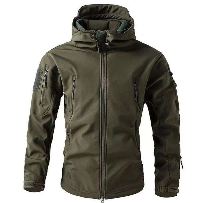 Chaqueta Masculina Softshell Térmica Antiviento Vanthea