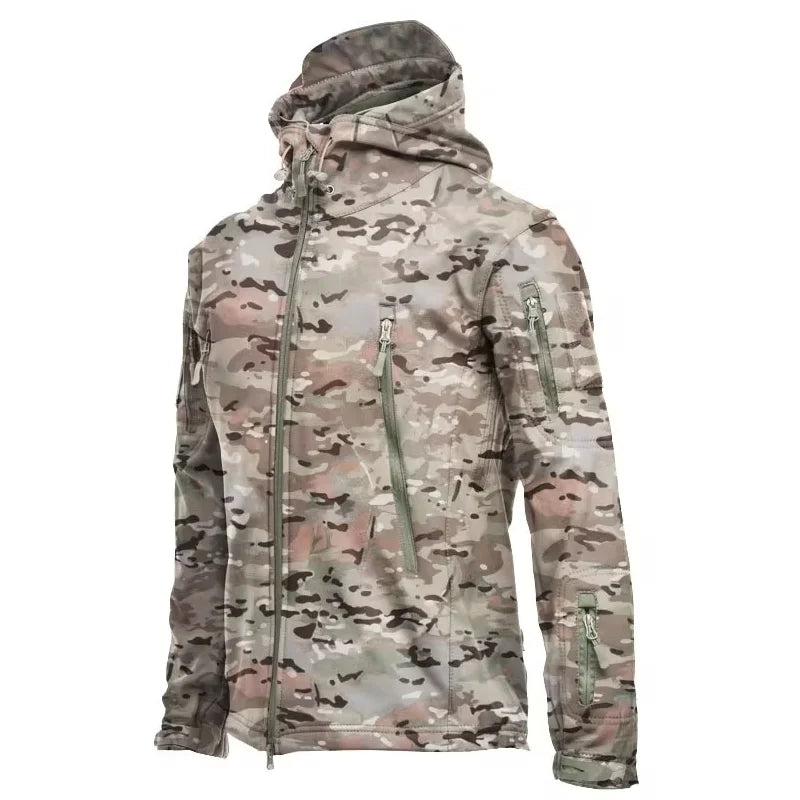 Chaqueta Masculina Táctica Impermeable Antiviento Vanthea
