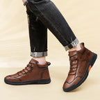 Botas Masculinas De Cuero Hechas A Mano Vanthea