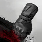 Guantes Masculinos De Cuero Impermeables Táctiles Invierno Vanthea