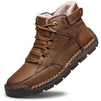 Botas Masculinas De Cuero Hechas A Mano Vanthea