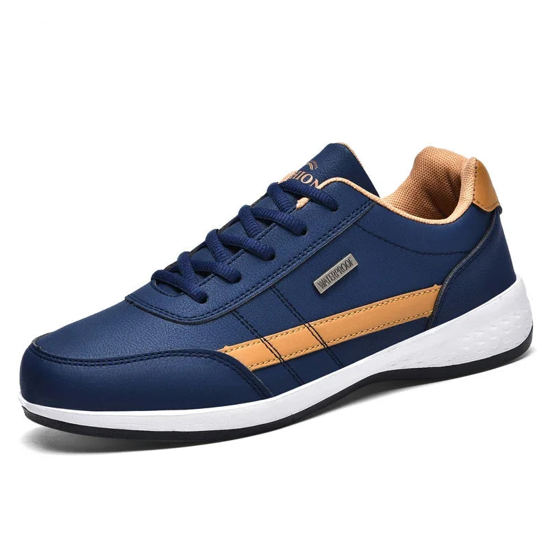 Zapatos Masculinos De Cuero Antideslizantes Impermeables Vanthea