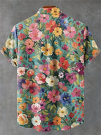 Camisa Masculina Floral Verano Vanthea