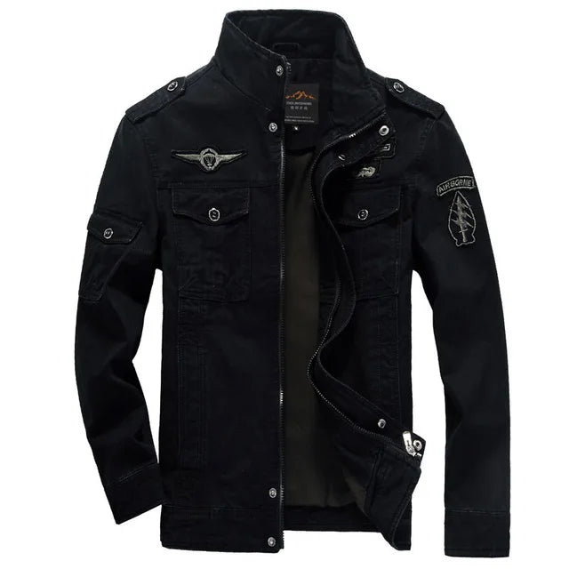 Chaqueta Masculina Militar Cargo Otoño Vanthea