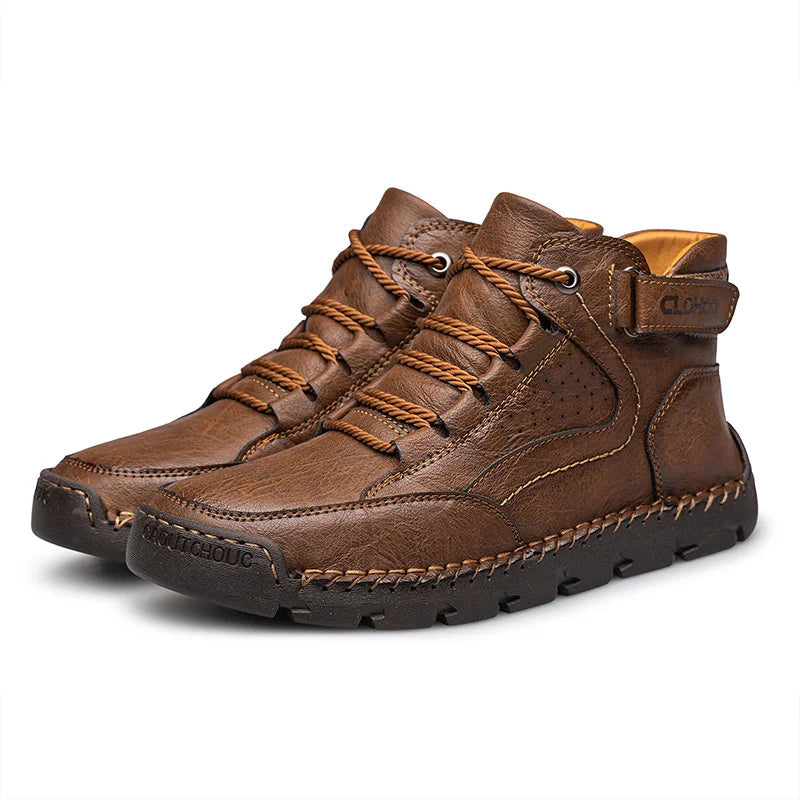 Botas Masculinas De Cuero Hechas A Mano Vanthea