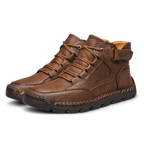 Botas Masculinas De Cuero Hechas A Mano Vanthea