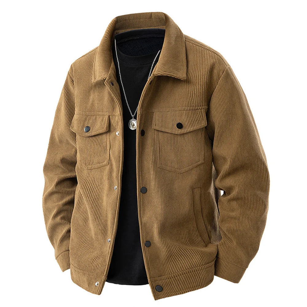 Chaqueta Masculina De Terciopelo Vintage Vanthea