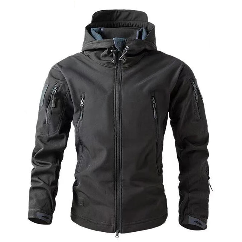 Chaqueta Masculina Softshell Térmica Antiviento Vanthea