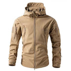 Chaqueta Masculina Softshell Térmica Antiviento Vanthea