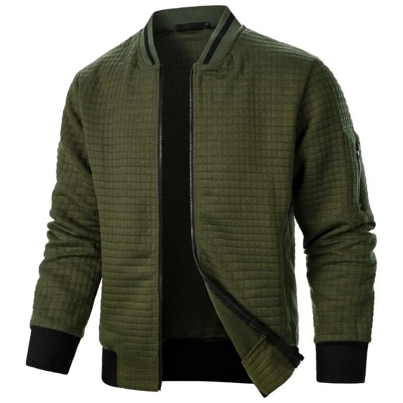 Chaqueta Masculina Con Cremallera Casual Otoño Vanthea