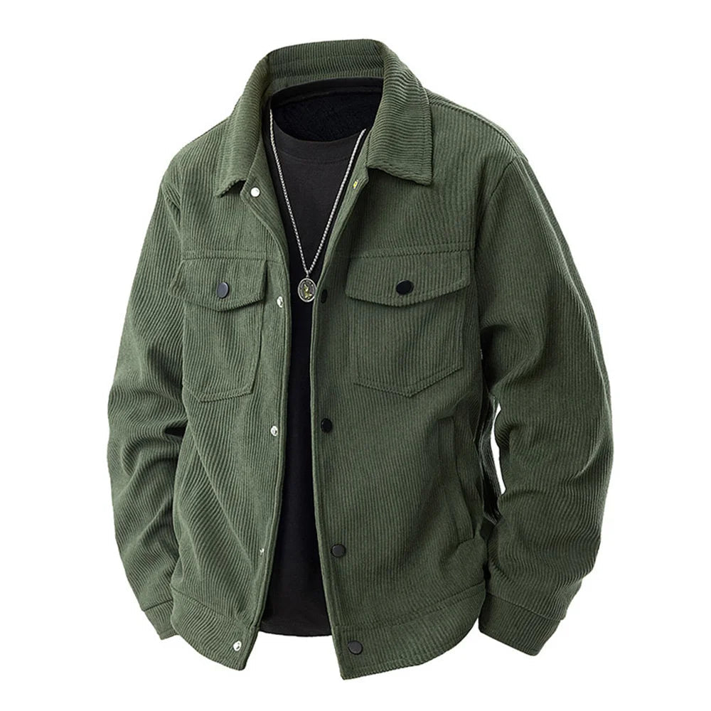 Chaqueta Masculina De Terciopelo Vintage Vanthea