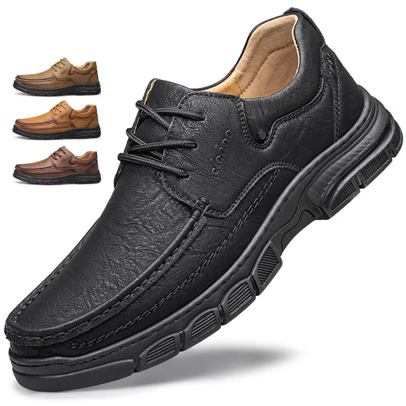 Zapatos Masculinos De Cuero Hechos A Mano Vanthea