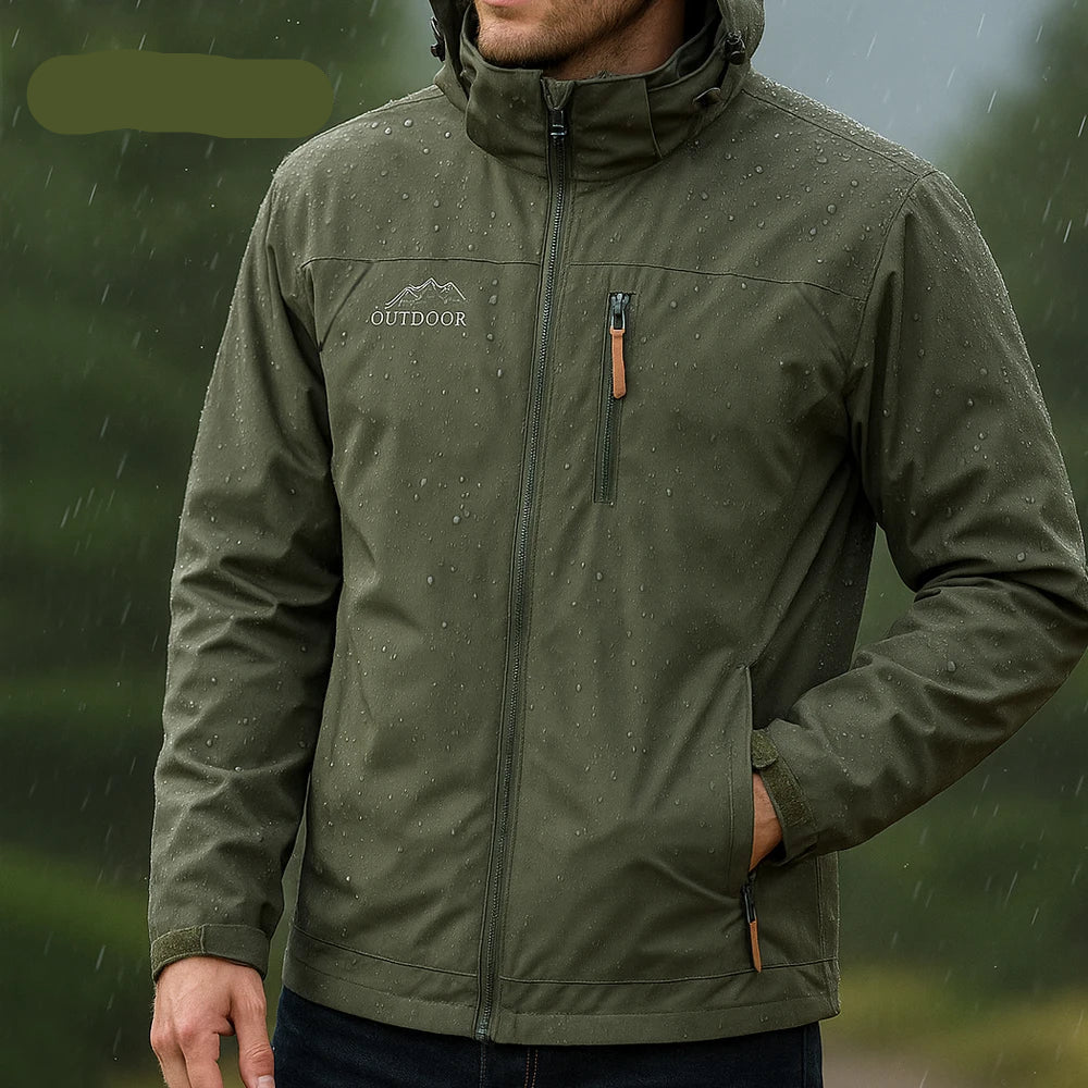 Chaqueta Masculina Impermeable Antiviento Ligera Vanthea