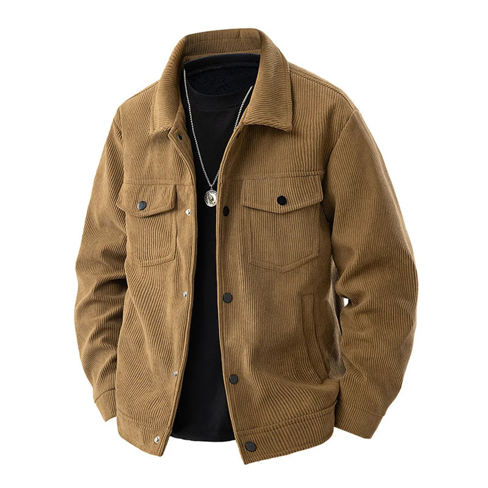 Chaqueta Masculina De Terciopelo Vintage Vanthea