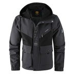 Chaqueta Masculina Táctica Impermeable Multibolsillos Vanthea