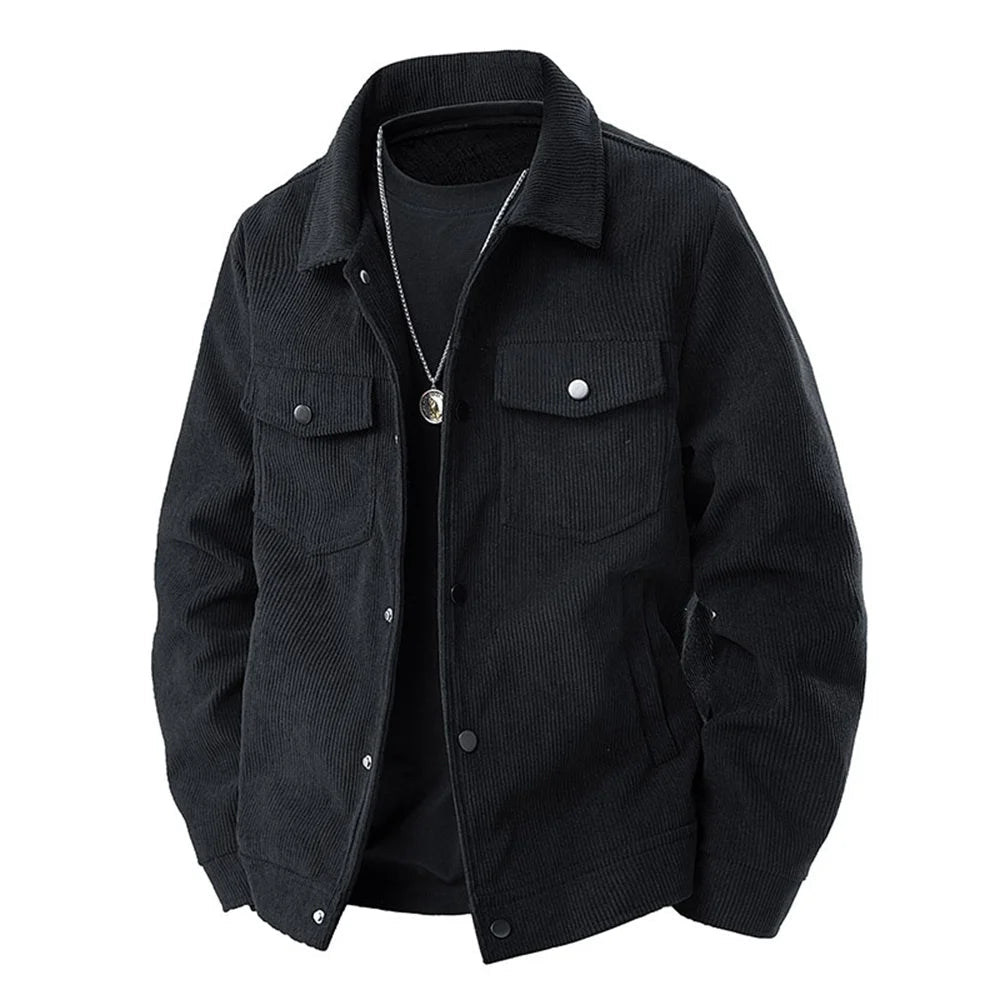 Chaqueta Masculina De Terciopelo Vintage Vanthea