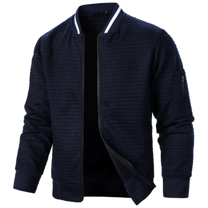 Chaqueta Masculina Con Cremallera Casual Otoño Vanthea