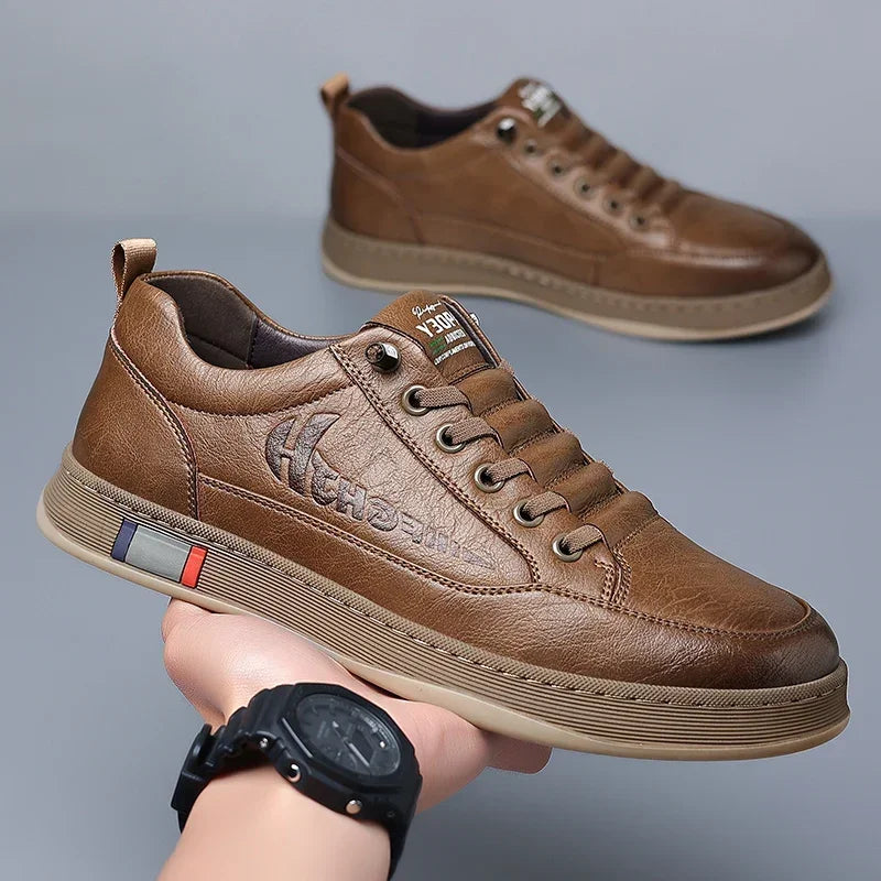 Zapatos Masculinos De Cuero Elegantes Vanthea