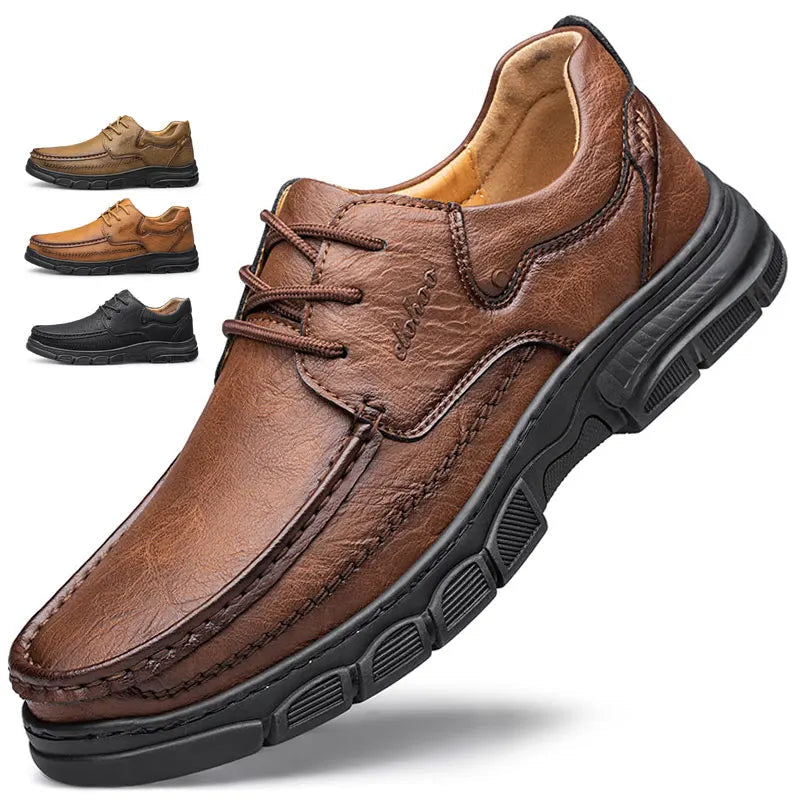 Zapatos Masculinos De Cuero Hechos A Mano Vanthea