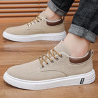 Zapatillas Masculinas De Lona Transpirables Casual Vanthea