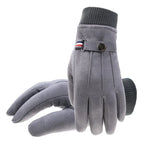 Guantes Masculinos De Ante Antiviento Táctiles Invierno Vanthea